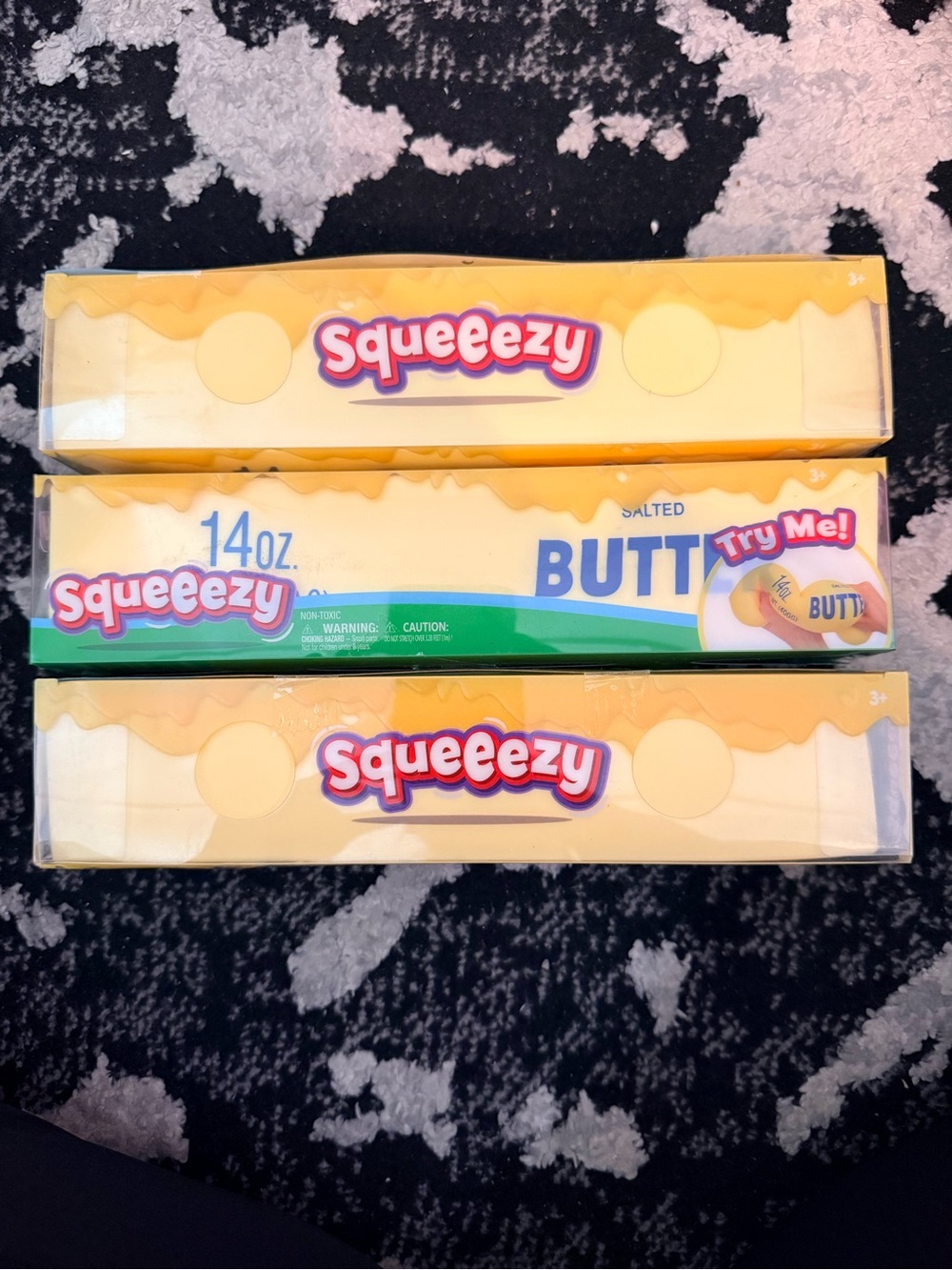 Yellow Butter Squeeze Toy -